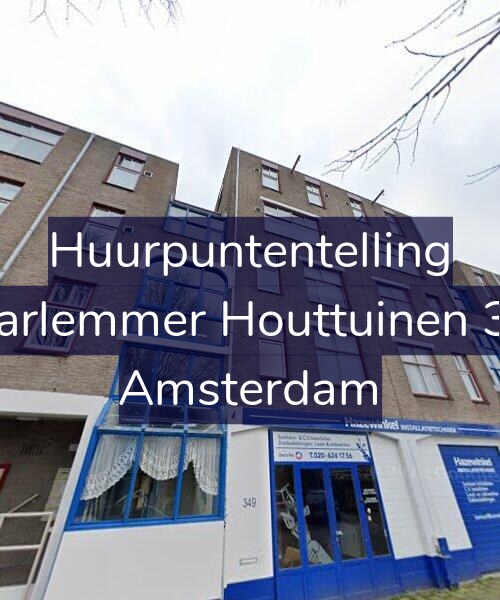 Foto gevel Huurpuntentelling voor Haarlemmer Houttuinen 343, Amsterdam