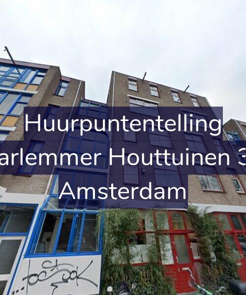 Foto gevel Huurpuntentelling voor Haarlemmer Houttuinen 305, Amsterdam