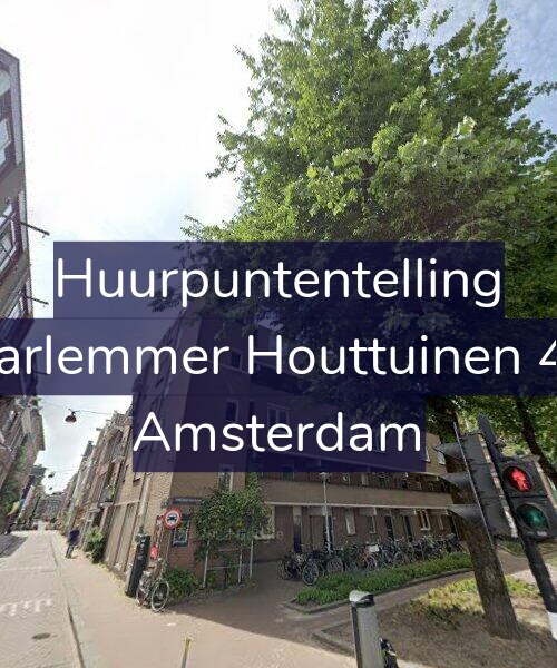 Foto gevel Huurpuntentelling voor Haarlemmer Houttuinen 419, Amsterdam