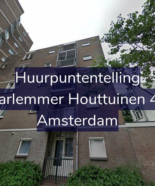 Foto gevel Huurpuntentelling voor Haarlemmer Houttuinen 405, Amsterdam