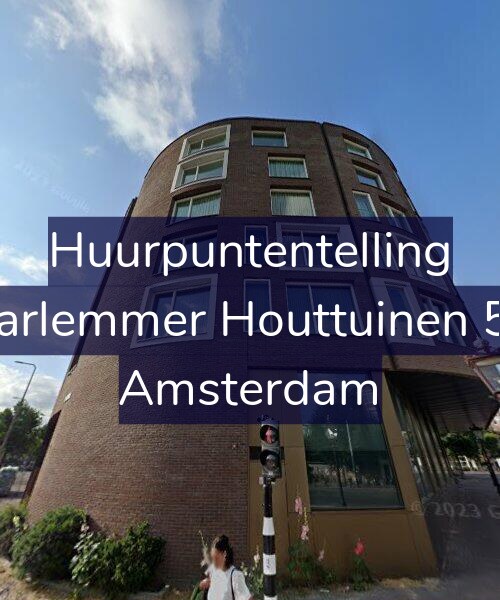Foto gevel Huurpuntentelling voor Haarlemmer Houttuinen 591, Amsterdam