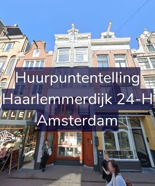 Foto gevel Huurpuntentelling voor Haarlemmerdijk 24-H, Amsterdam