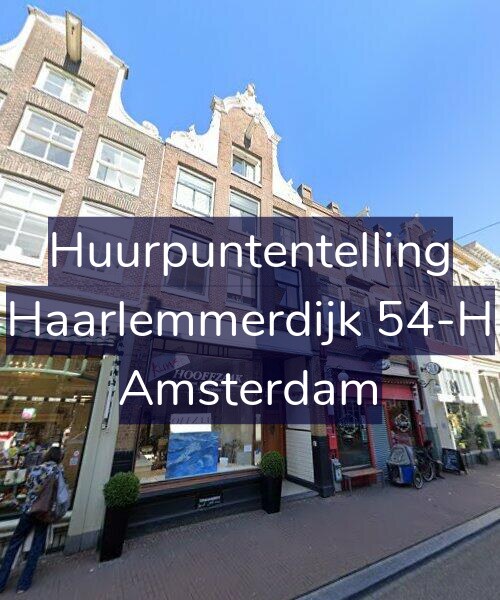 Foto gevel Huurpuntentelling voor Haarlemmerdijk 54-H, Amsterdam