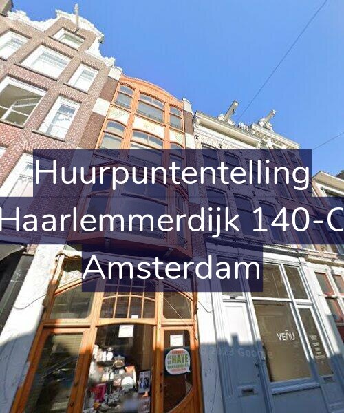 Foto gevel Huurpuntentelling voor Haarlemmerdijk 140-C, Amsterdam