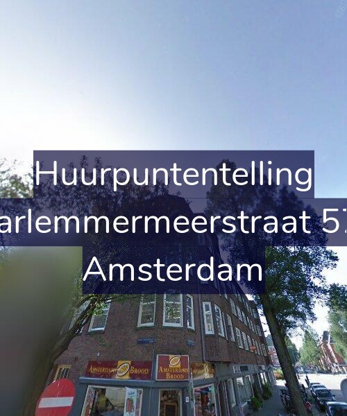 Foto gevel Huurpuntentelling voor Haarlemmermeerstraat 57-3, Amsterdam