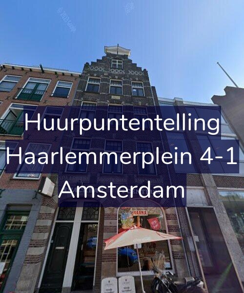 Foto gevel Huurpuntentelling voor Haarlemmerplein 4-1, Amsterdam