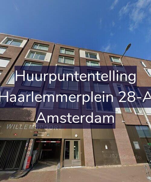 Foto gevel Huurpuntentelling voor Haarlemmerplein 28-A, Amsterdam