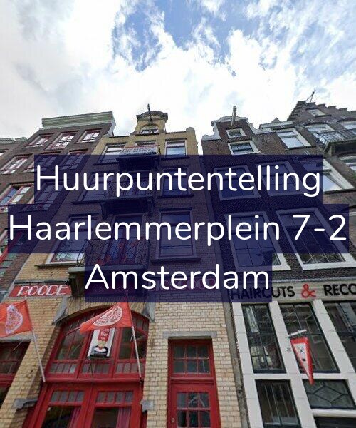 Foto gevel Huurpuntentelling voor Haarlemmerplein 7-2, Amsterdam