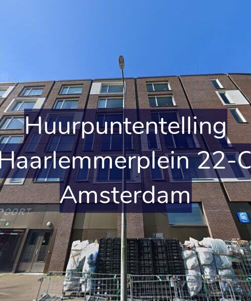 Foto gevel Huurpuntentelling voor Haarlemmerplein 22-C, Amsterdam