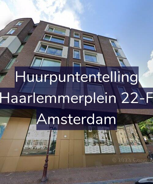 Foto gevel Huurpuntentelling voor Haarlemmerplein 22-F, Amsterdam