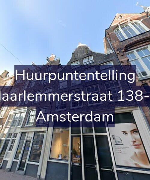 Foto gevel Huurpuntentelling voor Haarlemmerstraat 138-B, Amsterdam