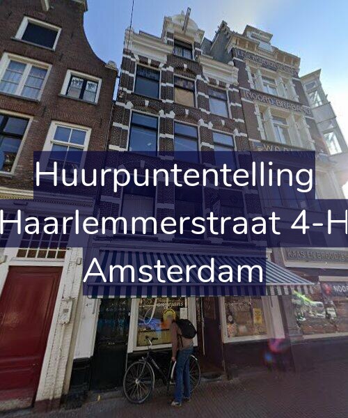 Foto gevel Huurpuntentelling voor Haarlemmerstraat 4-H, Amsterdam