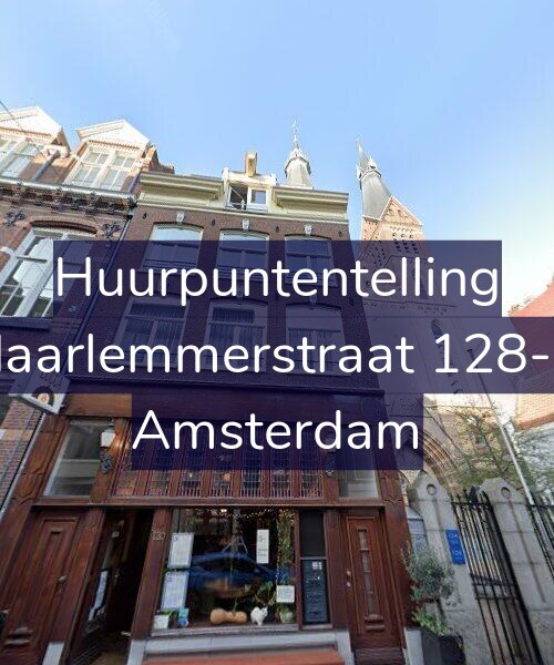 Foto gevel Huurpuntentelling voor Haarlemmerstraat 128-A, Amsterdam