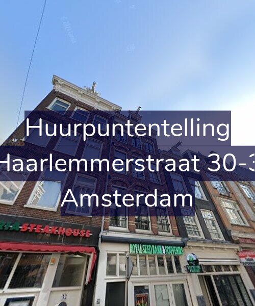 Foto gevel Huurpuntentelling voor Haarlemmerstraat 30-3, Amsterdam