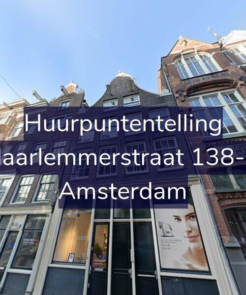 Foto gevel Huurpuntentelling voor Haarlemmerstraat 138-A, Amsterdam