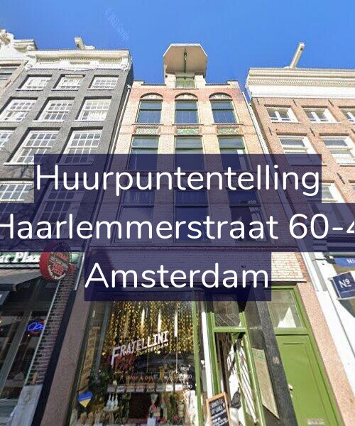 Foto gevel Huurpuntentelling voor Haarlemmerstraat 60-4, Amsterdam
