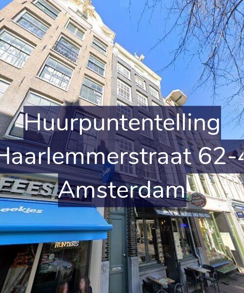 Foto gevel Huurpuntentelling voor Haarlemmerstraat 62-4, Amsterdam