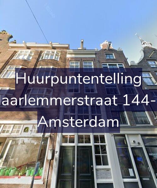 Foto gevel Huurpuntentelling voor Haarlemmerstraat 144-G, Amsterdam