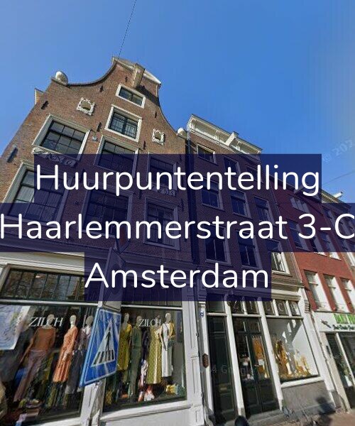 Foto gevel Huurpuntentelling voor Haarlemmerstraat 3-C, Amsterdam
