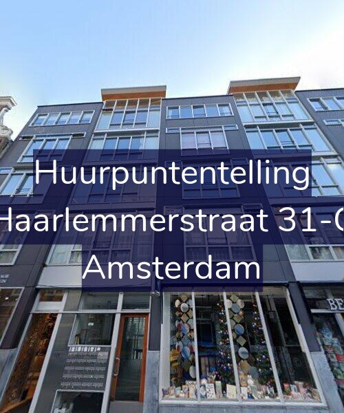 Foto gevel Huurpuntentelling voor Haarlemmerstraat 31-C, Amsterdam