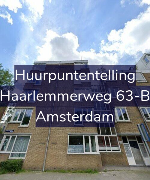 Foto gevel Huurpuntentelling voor Haarlemmerweg 63-B, Amsterdam