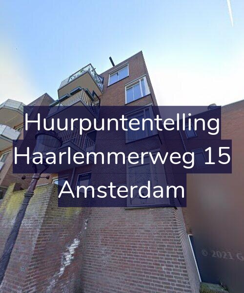 Foto gevel Huurpuntentelling voor Haarlemmerweg 15, Amsterdam