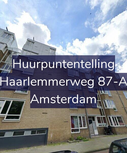 Foto gevel Huurpuntentelling voor Haarlemmerweg 87-A, Amsterdam