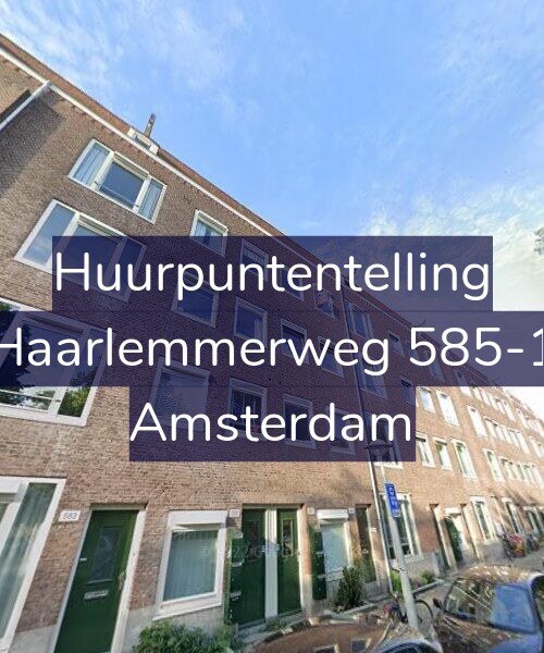 Foto gevel Huurpuntentelling voor Haarlemmerweg 585-1, Amsterdam