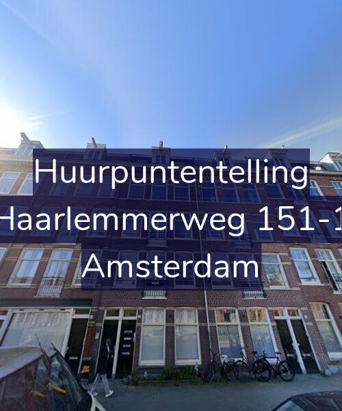Foto gevel Huurpuntentelling voor Haarlemmerweg 151-1, Amsterdam