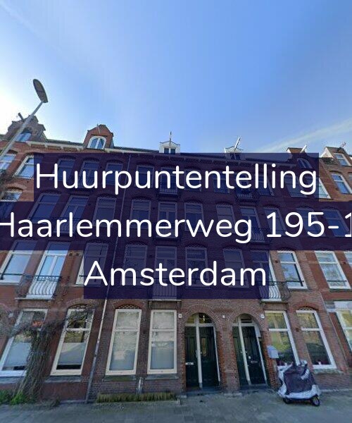 Foto gevel Huurpuntentelling voor Haarlemmerweg 195-1, Amsterdam