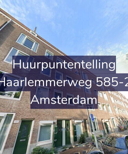 Foto gevel Huurpuntentelling voor Haarlemmerweg 585-2, Amsterdam