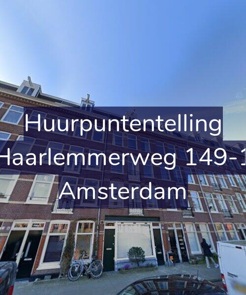 Foto gevel Huurpuntentelling voor Haarlemmerweg 149-1, Amsterdam
