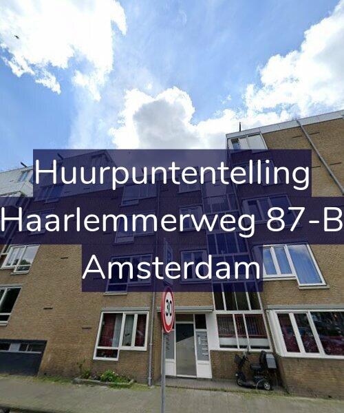 Foto gevel Huurpuntentelling voor Haarlemmerweg 87-B, Amsterdam