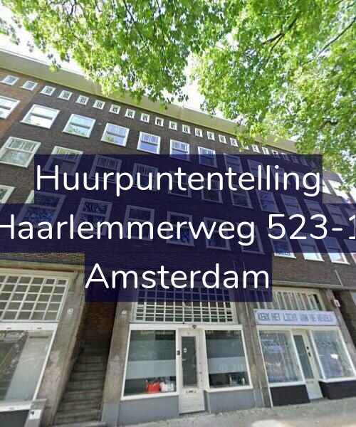 Foto gevel Huurpuntentelling voor Haarlemmerweg 523-1, Amsterdam