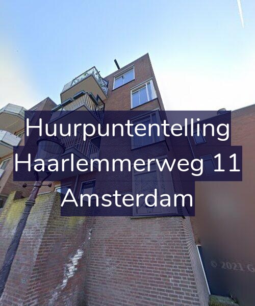 Foto gevel Huurpuntentelling voor Haarlemmerweg 11, Amsterdam
