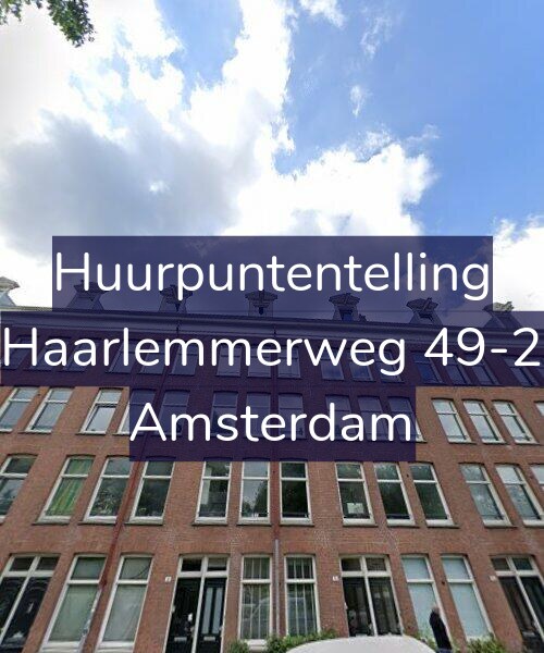 Foto gevel Huurpuntentelling voor Haarlemmerweg 49-2, Amsterdam