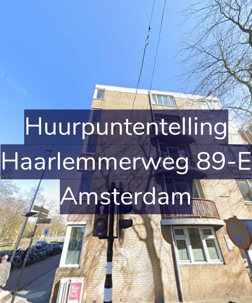 Foto gevel Huurpuntentelling voor Haarlemmerweg 89-E, Amsterdam