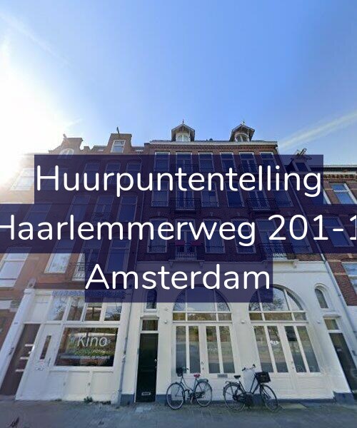 Foto gevel Huurpuntentelling voor Haarlemmerweg 201-1, Amsterdam