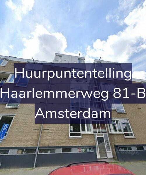Foto gevel Huurpuntentelling voor Haarlemmerweg 81-B, Amsterdam