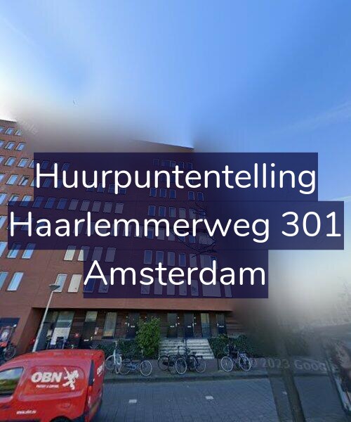 Foto gevel Huurpuntentelling voor Haarlemmerweg 301, Amsterdam