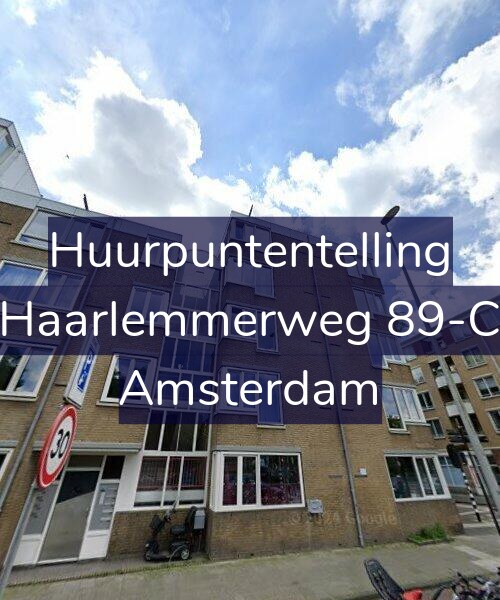 Foto gevel Huurpuntentelling voor Haarlemmerweg 89-C, Amsterdam