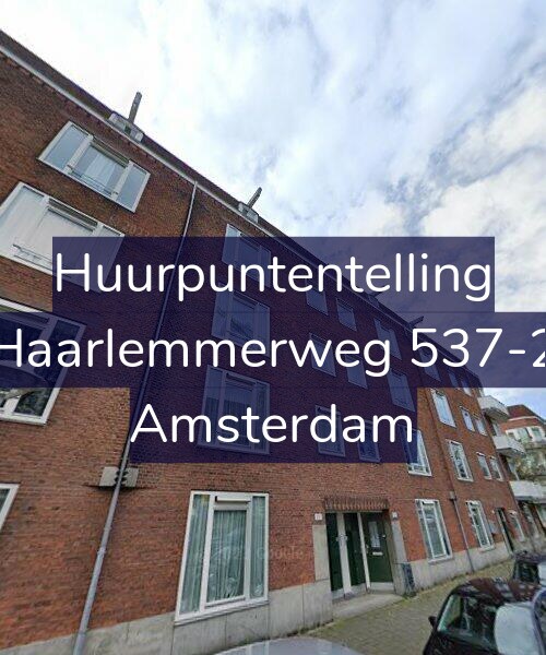 Foto gevel Huurpuntentelling voor Haarlemmerweg 537-2, Amsterdam
