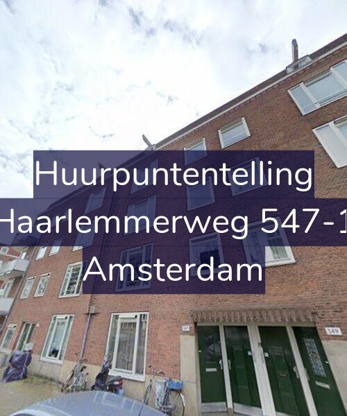 Foto gevel Huurpuntentelling voor Haarlemmerweg 547-1, Amsterdam