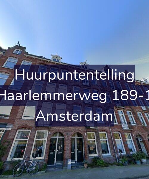 Foto gevel Huurpuntentelling voor Haarlemmerweg 189-1, Amsterdam