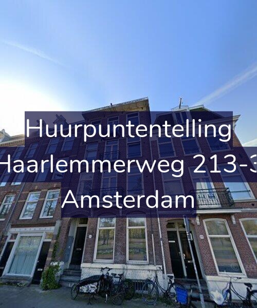 Foto gevel Huurpuntentelling voor Haarlemmerweg 213-3, Amsterdam