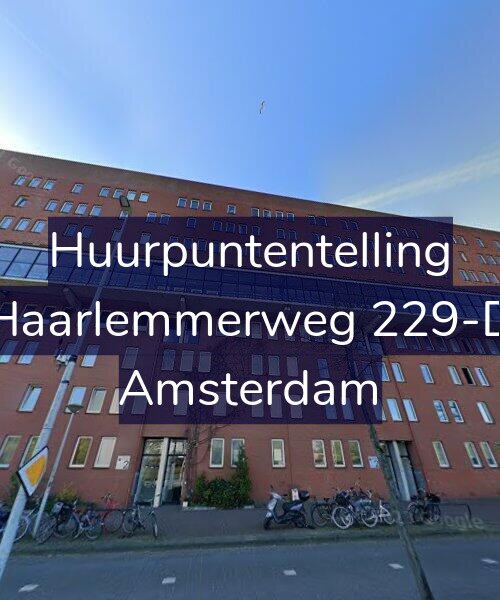 Foto gevel Huurpuntentelling voor Haarlemmerweg 229-D, Amsterdam