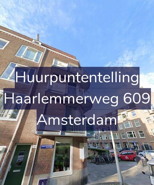 Foto gevel Huurpuntentelling voor Haarlemmerweg 609, Amsterdam