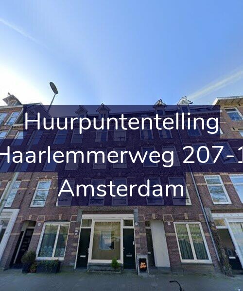Foto gevel Huurpuntentelling voor Haarlemmerweg 207-1, Amsterdam