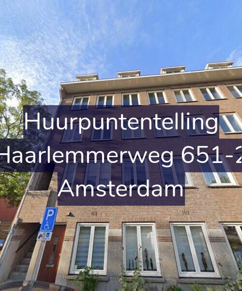 Foto gevel Huurpuntentelling voor Haarlemmerweg 651-2, Amsterdam