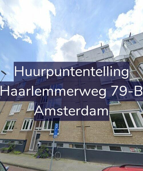 Foto gevel Huurpuntentelling voor Haarlemmerweg 79-B, Amsterdam